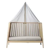 Voile de lit bébé Linea Luna - Bleu pâle